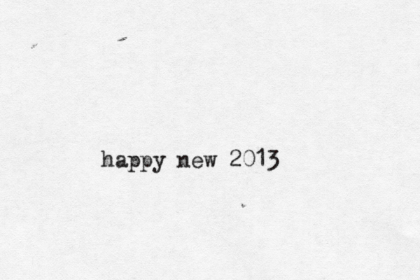 happy new 2013