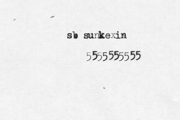 sb sunkexin 5555555555 