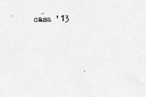 casa '13