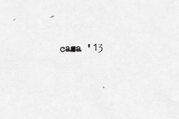 casa '13
