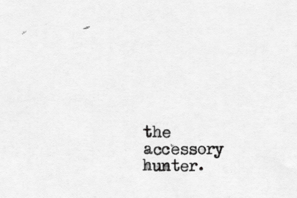 the accessory hunter. 