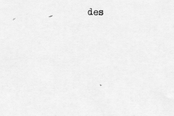 des