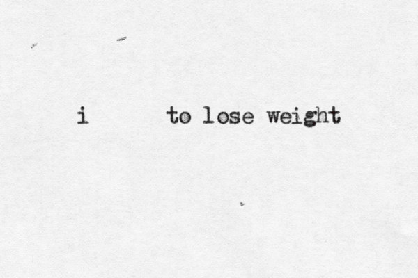 i to lose weight