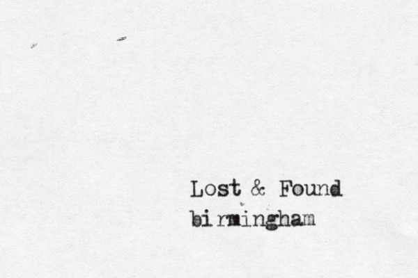 Lost & Found birmingham 