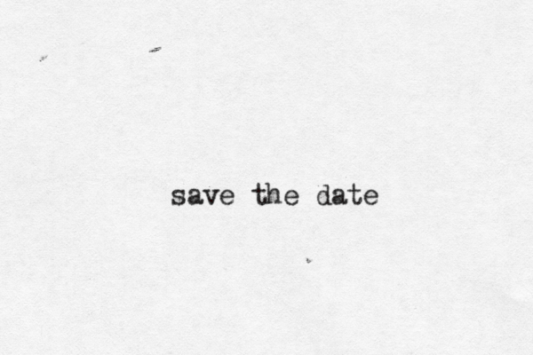 save the date 