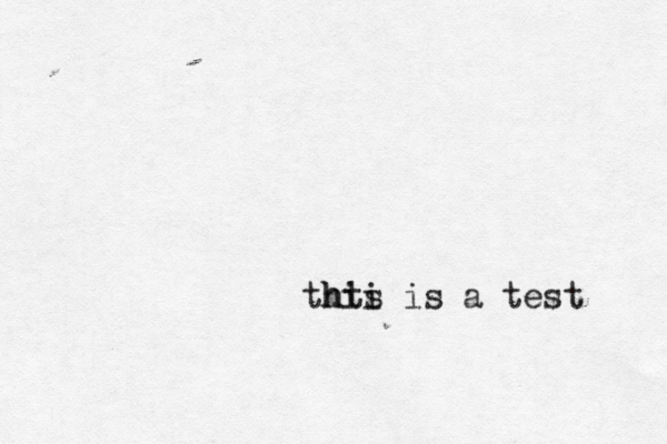 hti this is a test 