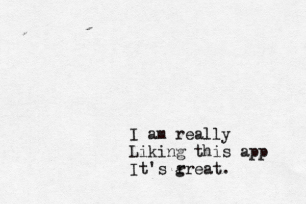 I am really Liking this app It's r great.