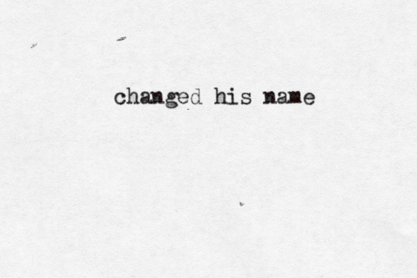 maybe my body isnt going to fail me... no one rush us changed his name
