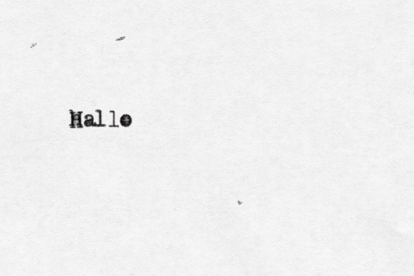h Hallo