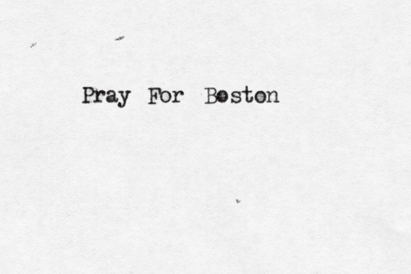 jiang bib Pray For Boston 