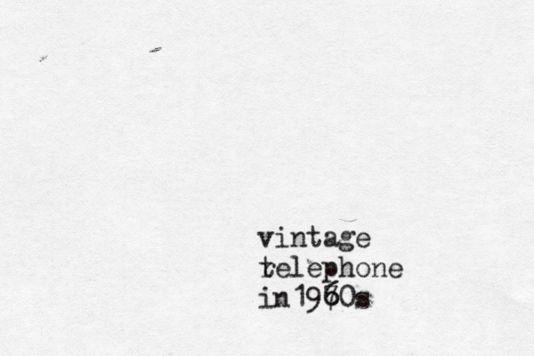 vintage re t lephone in197 6 60s 