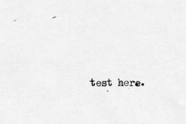 test here ..