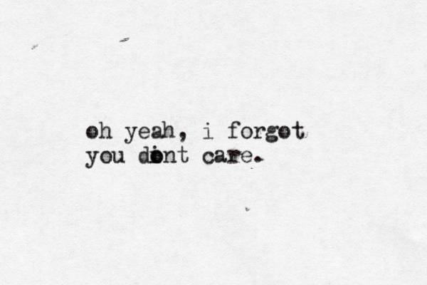oh yeah, i forgot you dint o o care. 