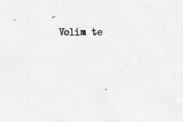 Volim te