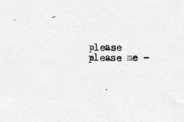 please please me - 