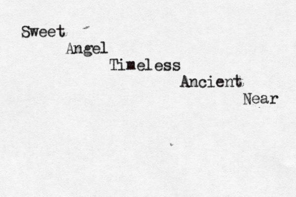Sweet Angel Timeless Ancient Near 