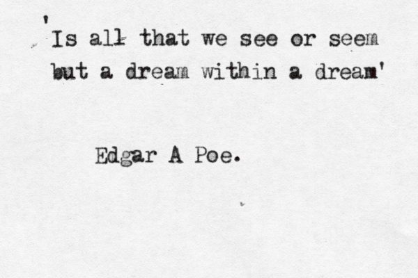 Eleanor, I really hope things work out for you and you find what you want. i never really wanted you to stay when things chang ed and it was horrible fo r me at first and thr las t two years havent been ecactly idaej but now that you have left i feel a li tte saf all vjhb Is all that we see or seem but a dream within a dream' ' Edgar A Poe. 