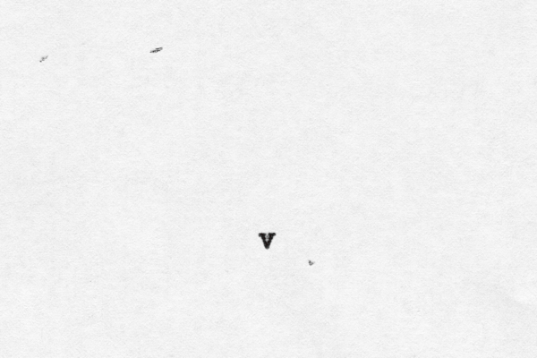 v