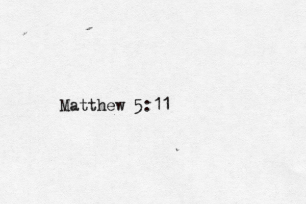Matthew 5:11