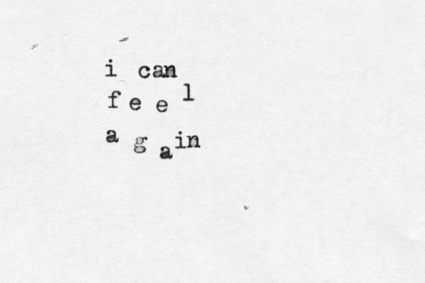 i f e e l can a g a in 