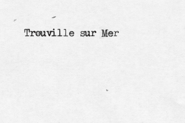 Trouville sur Mer