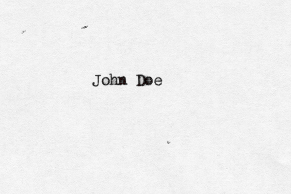 John Doe