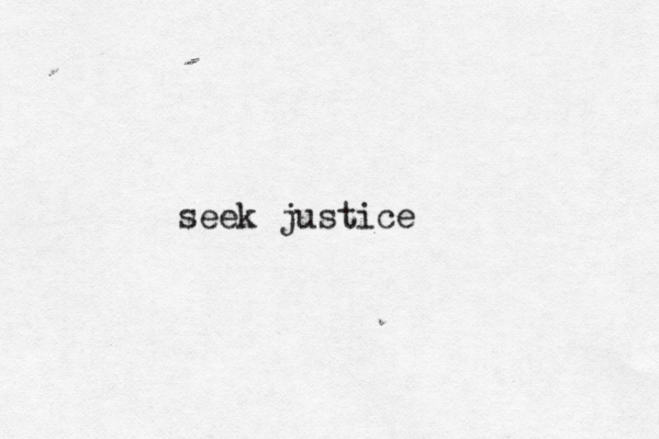 seek justice