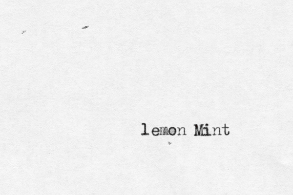 lemon Mint