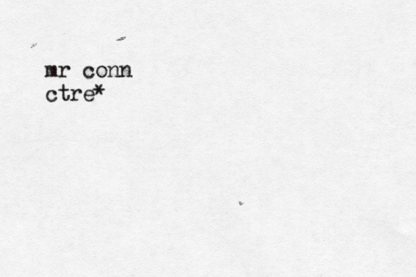mr conn ctre*
