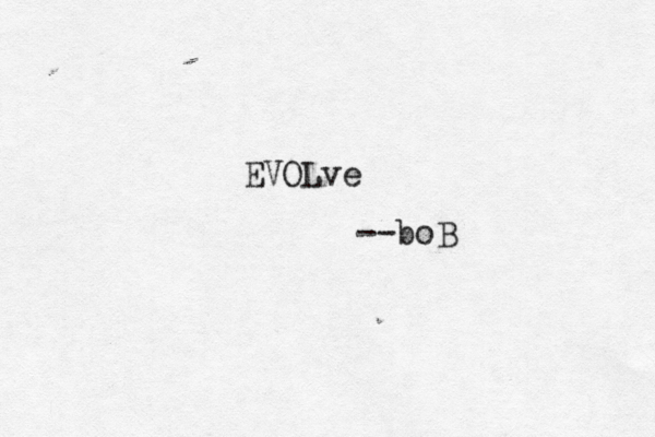 EVOLve --boB
