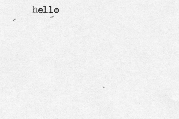 hello