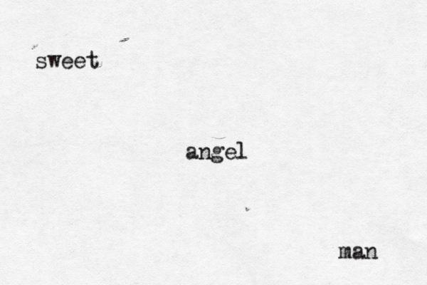 sweet angel man 