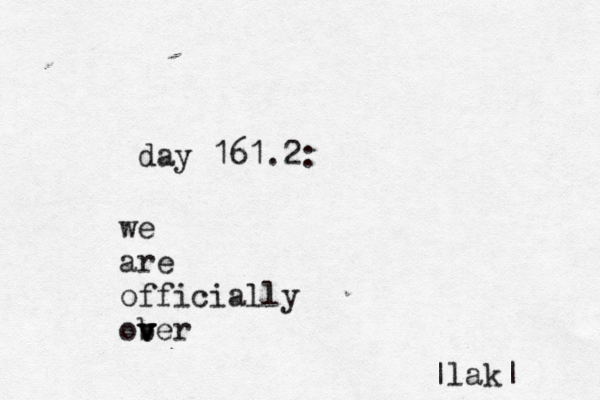 day 161.2: we are officially ober v v v |lak| 