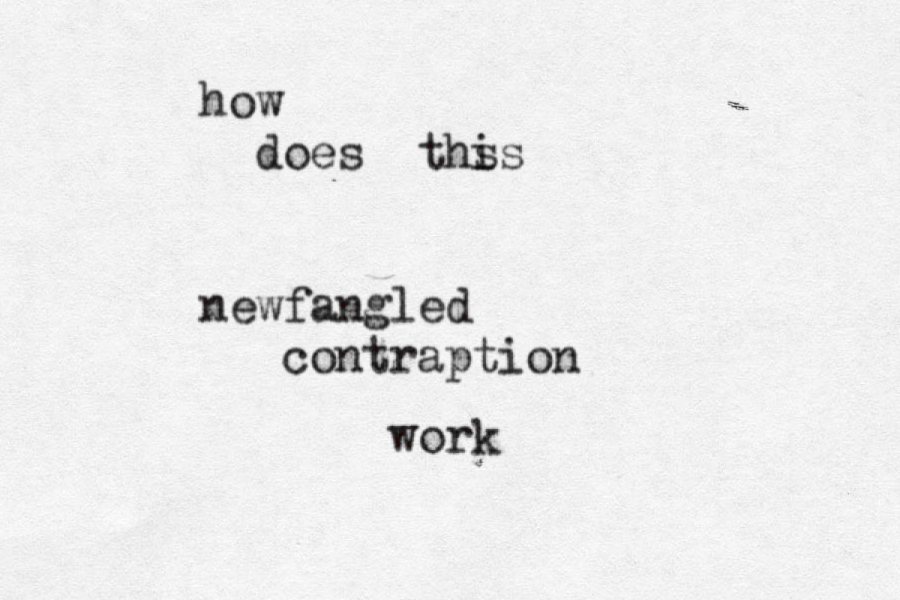 how does ths is newfangled contraption work