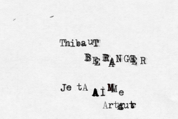 Thiba u T B B E E R R A A N GG E E R Je tA AAAAAAI M M e Artgut h r