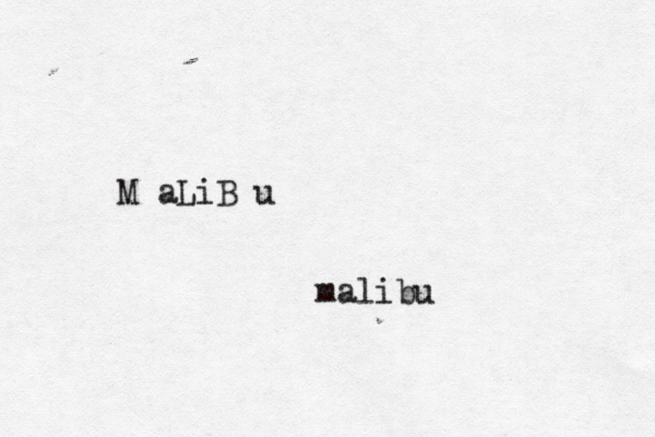 M aLiB u malibu 