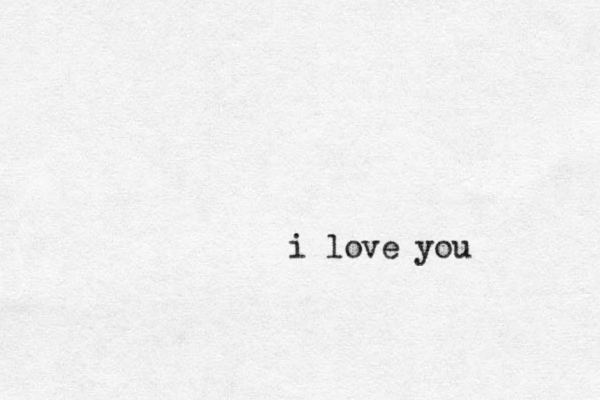 i love you 