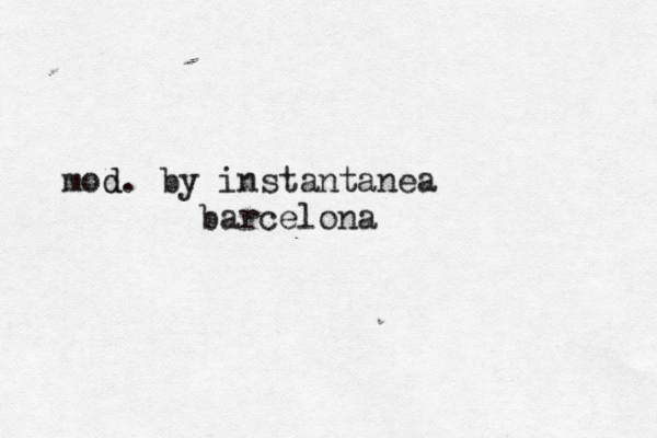 mod d. by instantanea barcelona 