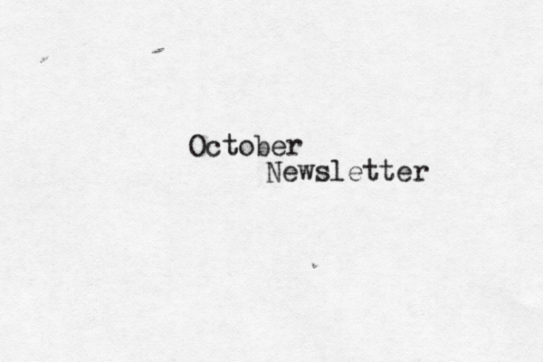 October Newsletter
