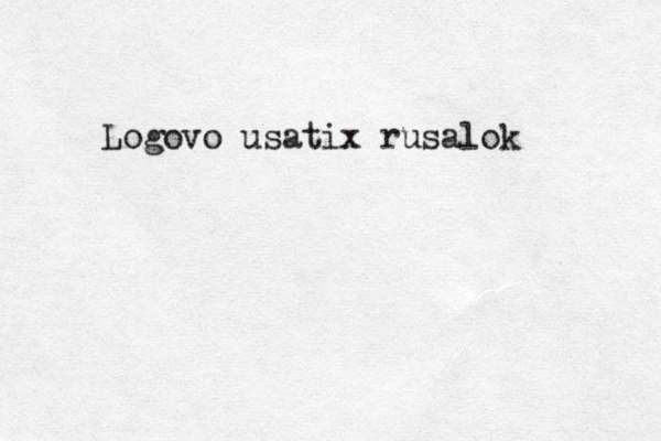 Logovo usatix rusalok
