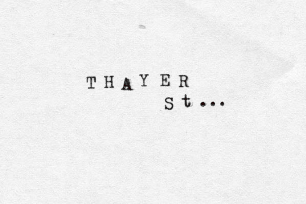T H A Y E R S t ...