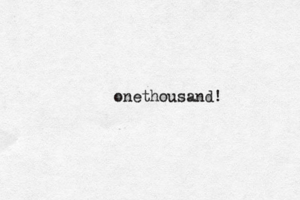 onethousand! 