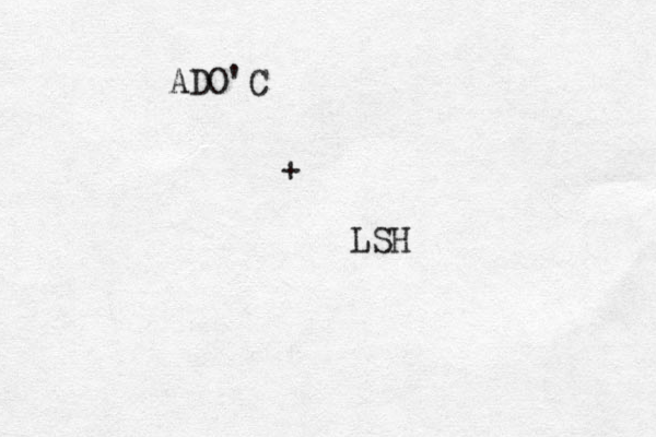 ADO'C + LSH