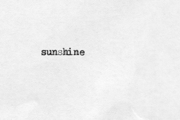 sunshine 