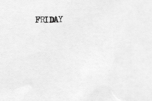 FRIDAY