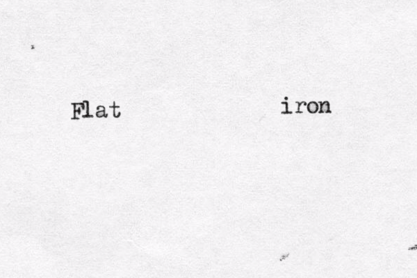 Flat iron