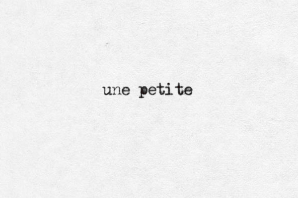 une petite