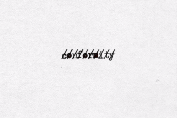 conformity ////////// 