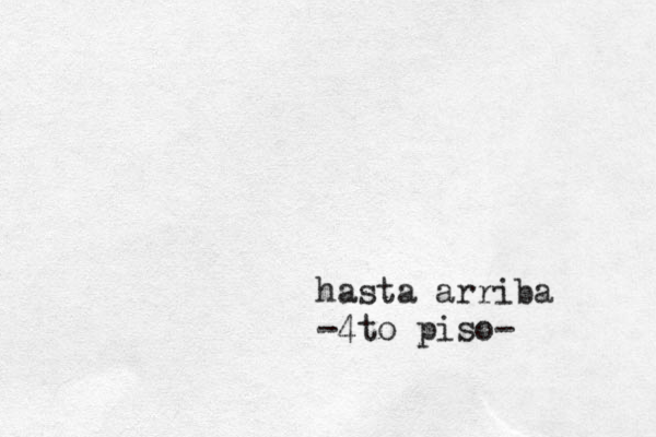 hasta arriba -4to piso-