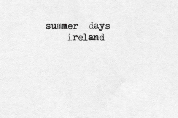 summer days ireland 